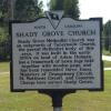 Shady Grove Church Marker
